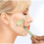 Rolo massageador Facial - Roller Jade Natural