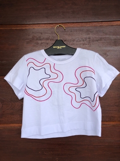 T-shirt bordada Tufi Duek