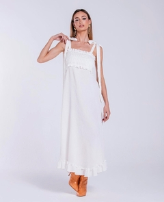 vestido deborah off whiter charth