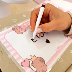 Pizarras con fibron - Diseño Capibara - comprar online
