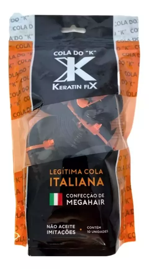 Cola Queratina "K" Em Fita Unidade - Preta