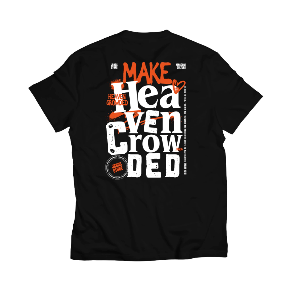 Camiseta Make Heaven Crowded - Preta