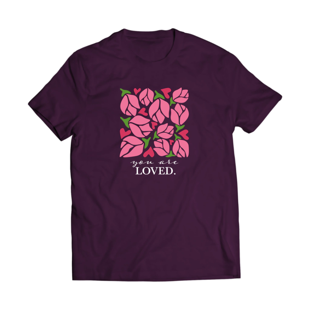 Camiseta You are loved - Roxo