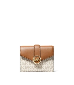 Carteira Michael Kors- Logo Vanilla