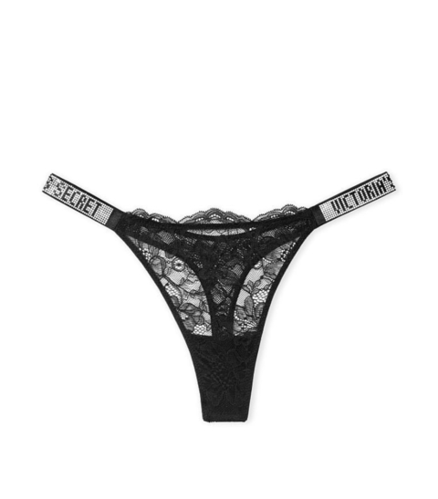 Calcinha Com Strass Renda - Victoria’s Secret