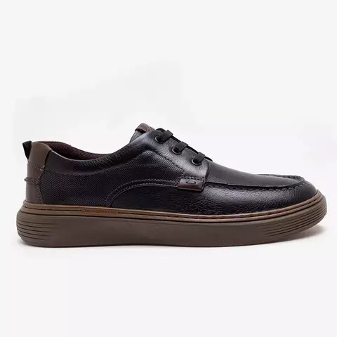 Sapatênis Democrata Denim Preto Clash 240301-006