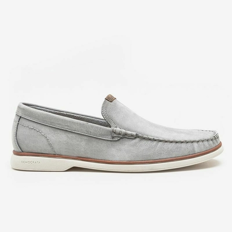 Mocassim Democrata Easy Bari Cinza Cloudy Ref:226202-004