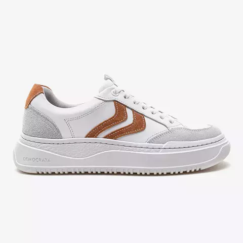Tênis Democrata Feminino Block Branco 616102