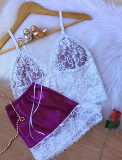 Baby doll cetim Tamanho gg - comprar online