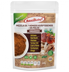 Mezcla De 7 Hongos Adaptógenos Orgánicos 100g