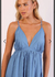 Vestido Carolina Azul P - Trancosear