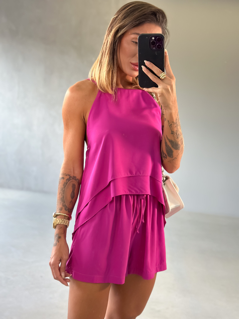 Conjunto Tatiane Fucsia - Anna Torquato - comprar online