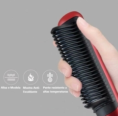 Escova Alisadora Modeladora Straight Comb com Contole de Temperatura