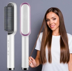 Escova Alisadora Modeladora Straight Comb com Contole de Temperatura