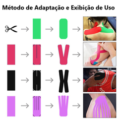 Fita Bandagem Elástica Esportiva Muscular Fisioterapia Treino - loja online