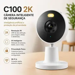 Imagem do Câmera Smart Digital Xiaomi C100 Segurança para Pets Crianças Idosos