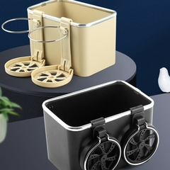 Organizador Porta Objetos e Copos de Carro Veículo Automotivo Porta Trecos