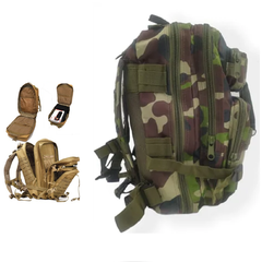 Mochila Tátita Militar Camuflada Espaçosa