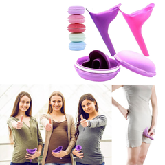 Urinol Feminino Funil Para Xixi Lavável Portátil