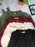 Blusa linho com decote em V