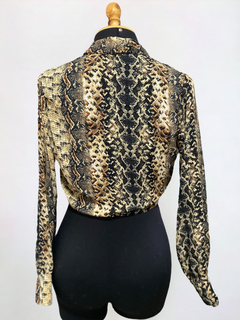 Blusa animal print Papu - Moda Circular da vê