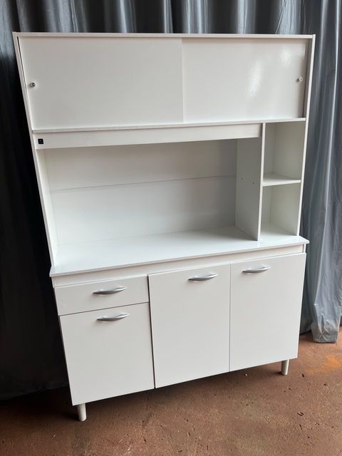 ARMÁRIO DE COZINHA PORTA DE CORRER 1.20M BRANCO - POQUEMA