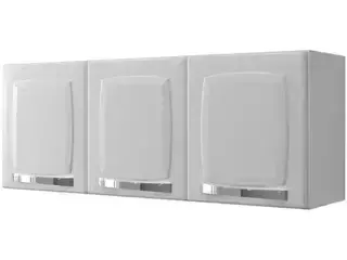 ARMÁRIO DE COZINHA AÉREO ITATIAIA ROSE BRANCO ARM-105 3 PORTAS 105X40CM - comprar online