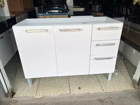 BALCAO 1200 DE PIA 3P 2G MAD VERSALHES #REF: 9008 #BRANCO #SUPREMO