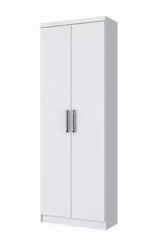 SAPATEIRA - ARMÁRIO MULTIUSO MARGARIDA 2 PORTAS BRANCO - HENN REF: D110-10