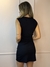 Vestido curto canelado aline na internet