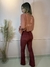 Calça flare Cássia em veludo - By Germana Côrte