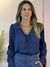 Blusa decote V laço - comprar online