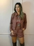 Conjunto jaqueta e shorts em suede ilhós - comprar online