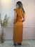 Conjunto blusa e saia MIDI botões em poliester na internet