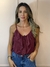 Blusa babado cascata suede - comprar online