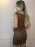 Vestido Tyana em poliamida drapeado - loja online