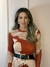 Vestido longo em tule flores - loja online