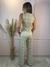 Conjunto blusa + calça pantalona xadrez na internet
