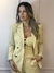 Conjunto em alfaiataria risca de giz emily na internet