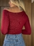 Blusa malha tricô - loja online