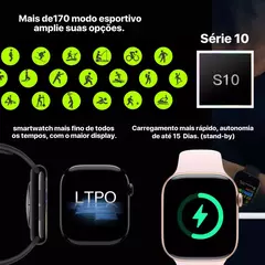 SMARTWATCH W10 S10 PRO 46mm AMOLED MICROWEAR 2025 - loja online