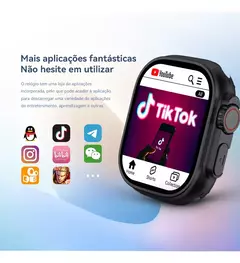 SMARTWATCH HW ULTRA2 CALL 7 PULSEIRAS - Lima Imports