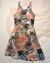 Vestido curto estampado