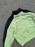 POLERA CROP LANILLA