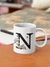 Caneca de Porcelana Personalizada Letra N