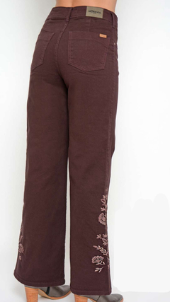 Pantalón ancho flores - comprar online
