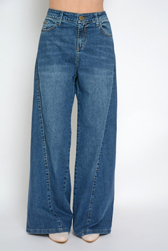 Pantalón ancho cruzado - Feito a Mão