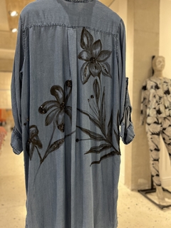 Camisola Celestina bordada y pintada - tienda online