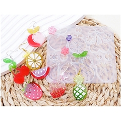 MOLDE DE SILICONA FORMA FRUTAS FONDANT PASTELERÍA - comprar en línea