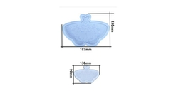 MOLDE DE SILICONA FORMA MARIPOSA ABIERTA
